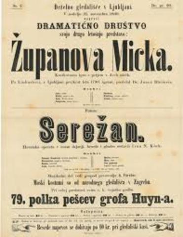 Anton Tomaž Linhart: Županova Micka in Matiček se ženi