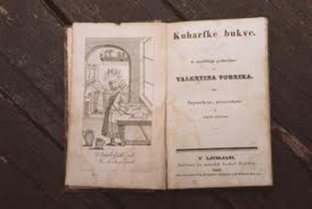 Valentin Vodnik: Kuharske bukve