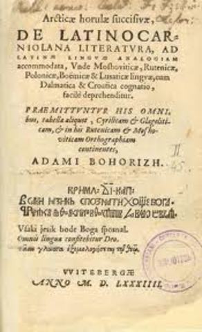 Adam Bohorič: Arcticae horulae succisivae (Zimske urice)