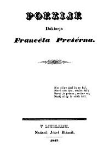 France Prešeren: Poezije
