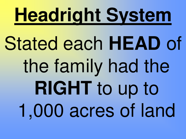 Headright system