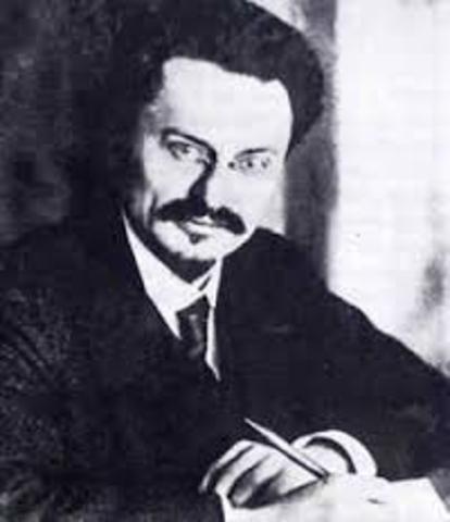 Trotsky wins civil war