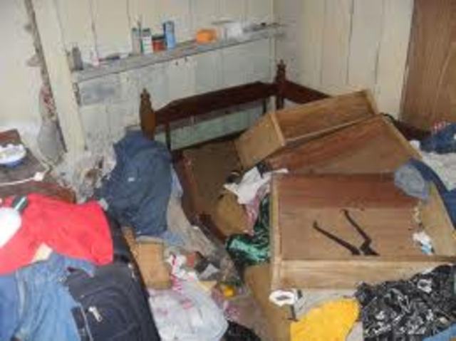 The SIM ransack their house