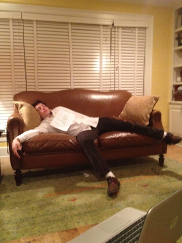 "I want to tell you something, you drink too much at parties." pg 69