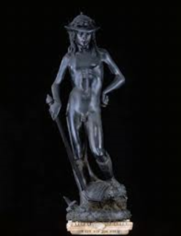 donatello creates his david statue