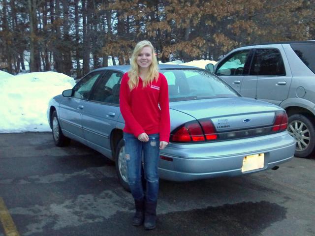 Yo obtené licencia de conducir.