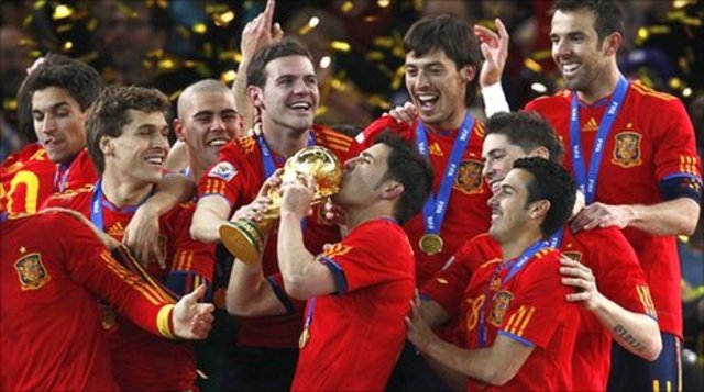 Spain wins the World CUp