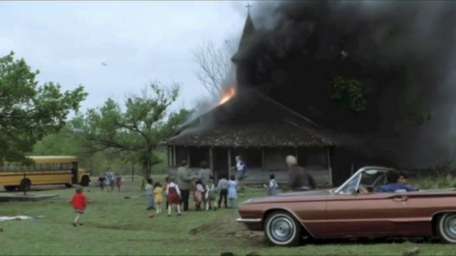 church catches on fire