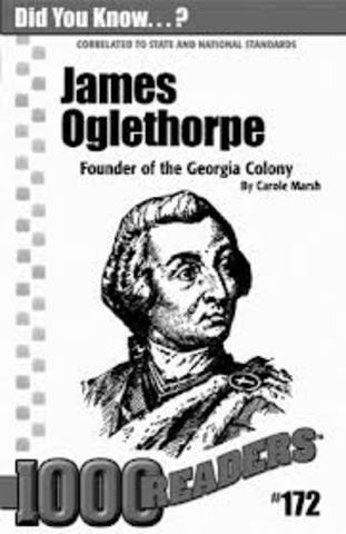 Georgia founded by James Oglethorpe