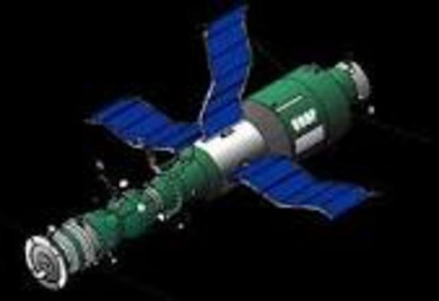 Soviets put First Space Station Up Called Salyut
