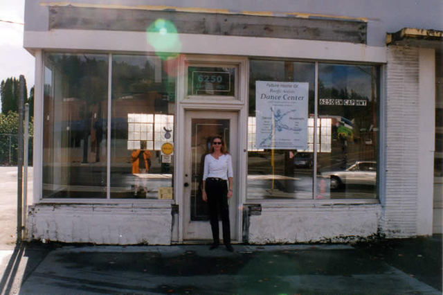Garage remodeled into dance center