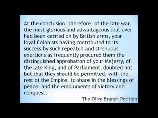 Olive Branch Petition