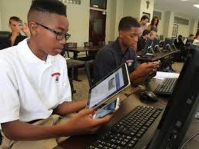 Student seach have access to  their own technology to use in the classroom