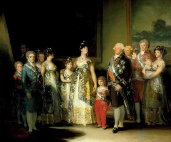 Charles IV family portrait, Goya