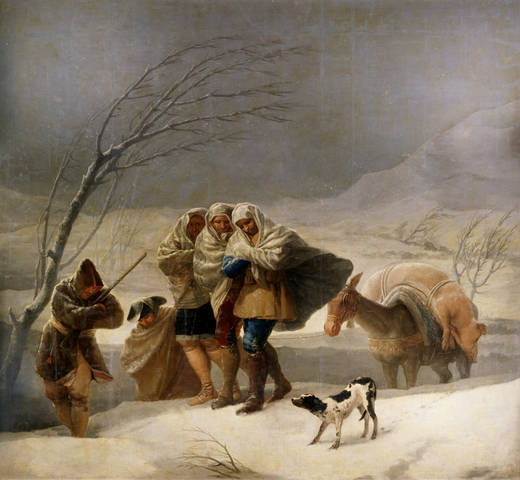 Example of  Goya's royal tapestry