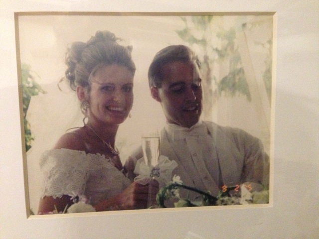 my mom and dad got married