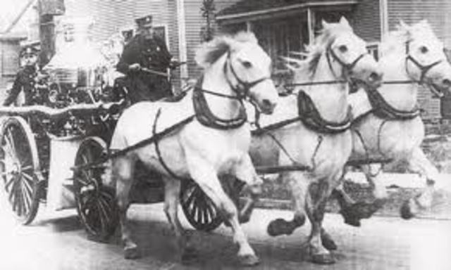 Horses Used to Pull Engines