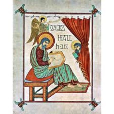St. Matthew (Book of Lindisfarne)