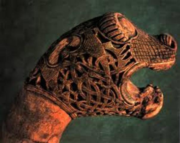 Animal Head Post from Oseberg Ship Burial