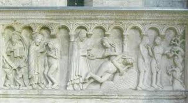 Creation and Temptation of Adam and Eve, Wiligelmo