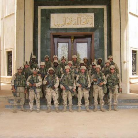 Mi padre fue enviado a Irak.