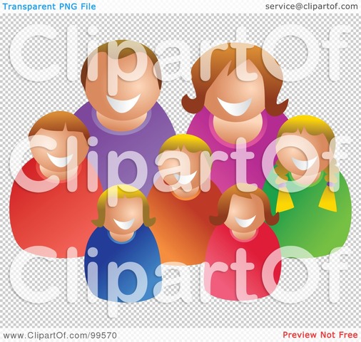 My family, 我家有七口人，我爸爸，妈妈，弟弟， 妹妹，一个儿子， 一个女儿 和我