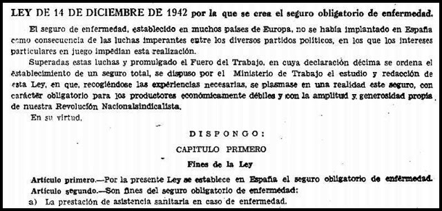 Se crea el Seguro de Enfermedad