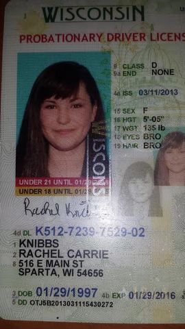 Yo recibé un carnet de conducir.