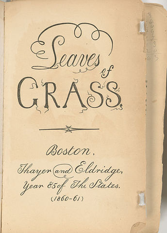 Leaves of grass, de Walt Whitman