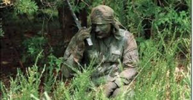 sent behind enamy lines