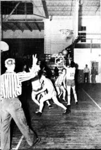 First Professional Basketball Game(Trenton vs.Brooklyn)