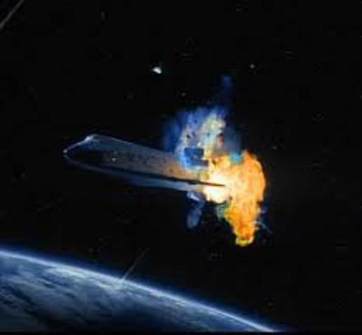 Columbia the first space shuttle is launched