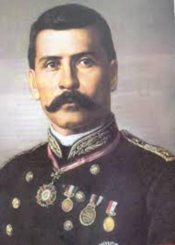 Porifirio Diaz begins his second term as president of Mexico