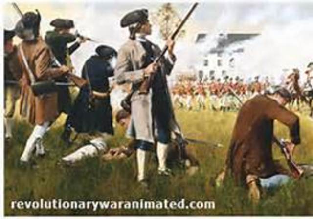 Revolutionary war begins