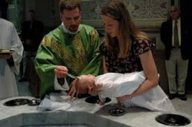 Day he got bapptised