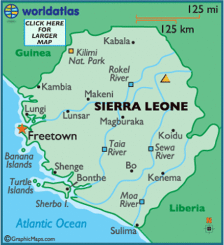 Siierra Leone is founded