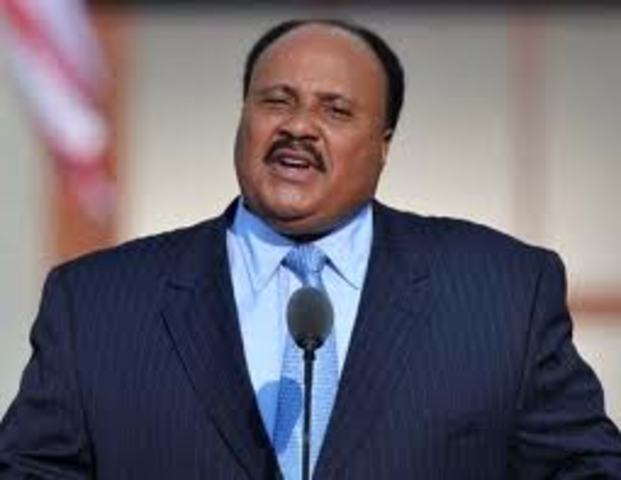 Martin Luther III (son) born Montgomery, Alabama