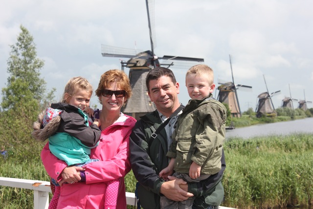 We went to Holland to visit friends and family