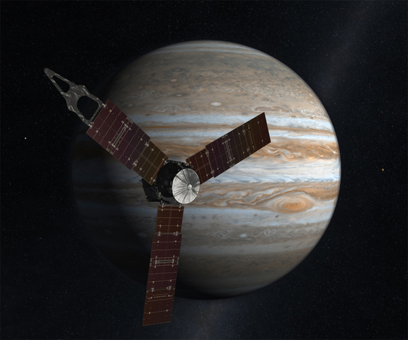 Jupiter space probe launched