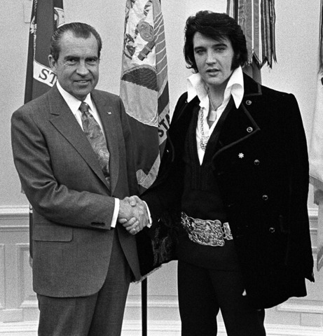 Elvis Presley visited the President.