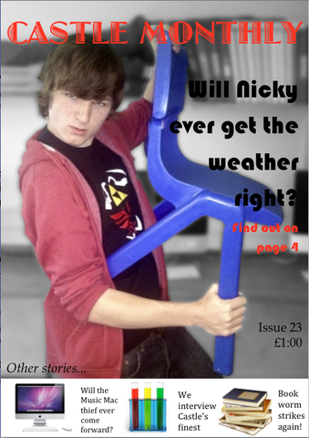 Completed my school magazine