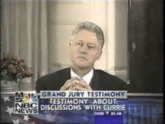 Google goes online. Creaters of google are Larry Page and Sergey Blin. Clinton sex scandal