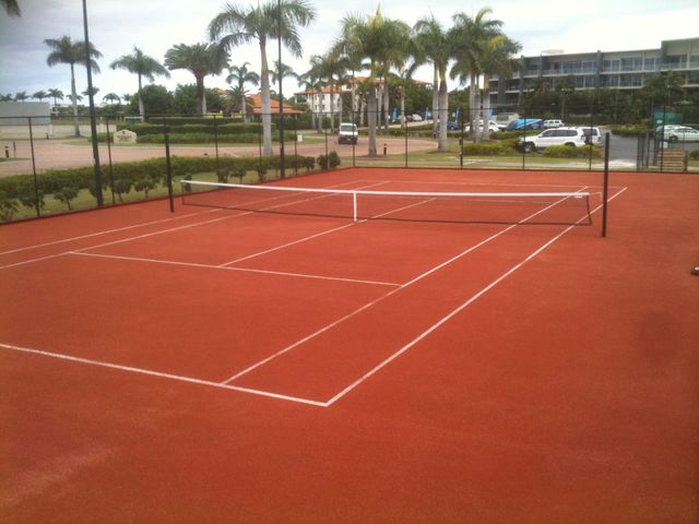 The start of clay court