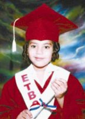 Fin de  curso de Prescolar.