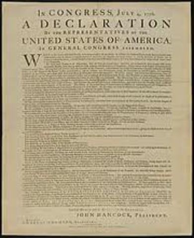 Declaration of Independence.