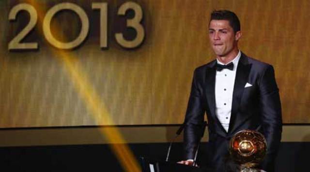 Cristiano Ronaldo wins the Ballon D'or