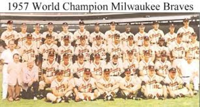 The Braves beat the Yankees in the World Series Game