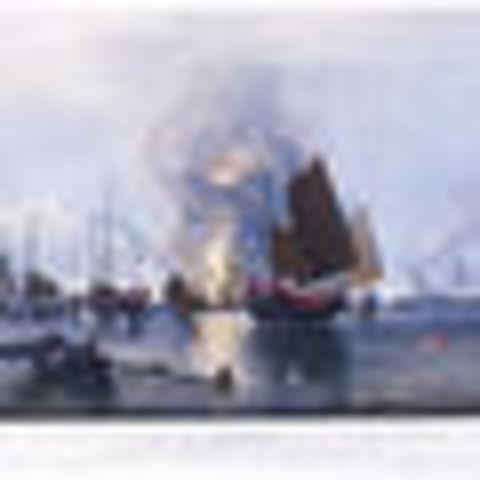 China and Britain clash in the Opium War