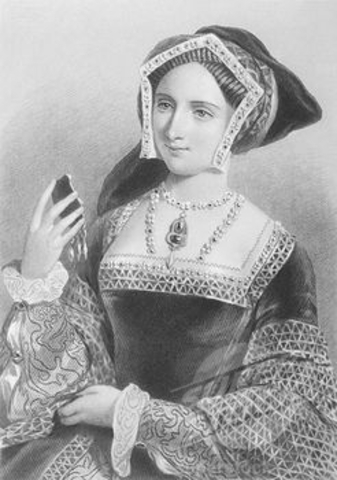 Jane Seymour and King Henry VIII are married