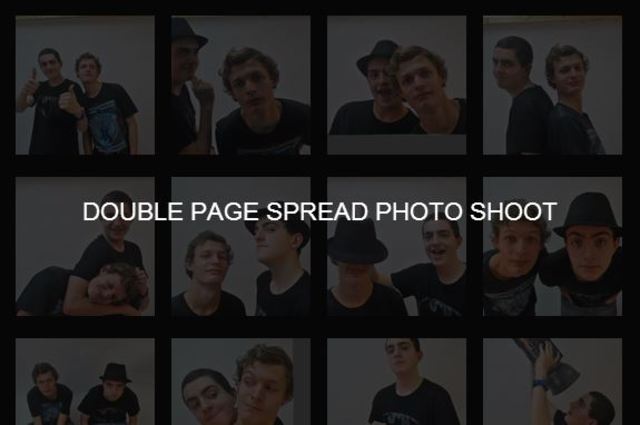 Double Page Spread photo shoot